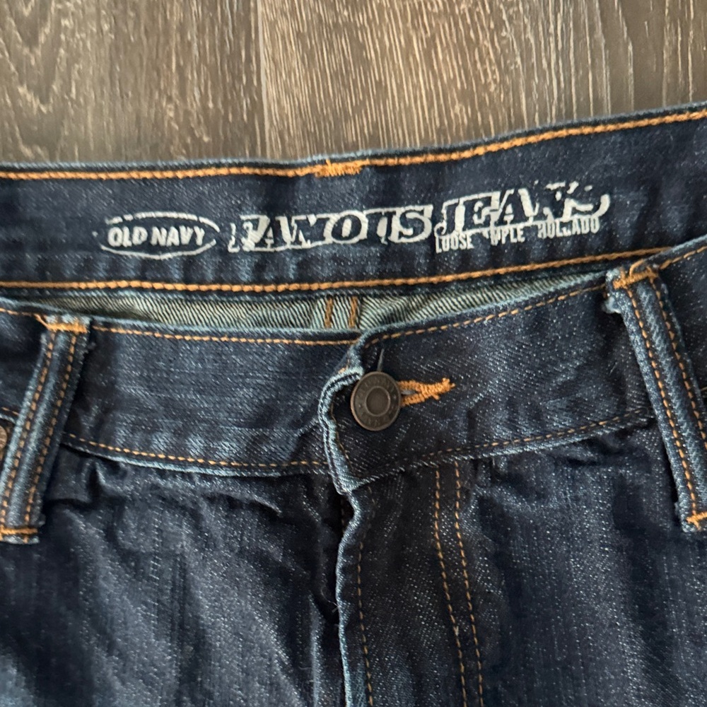 Men's Relaxed Fit Denim Jeans - Picture 5 of 6